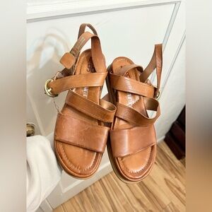 NWT A.S.98 Stiles Ankle Strap Sandals